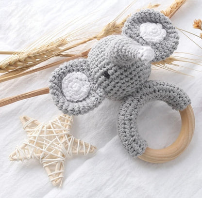 Knitted Baby Rattle