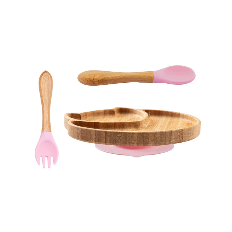 Bamboo Baby/Toddler Feeding Set (3 Pieces) - Fox