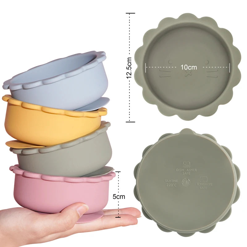 Silicone Bowl & Cutlery Set