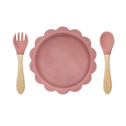 Silicone Bowl & Cutlery Set