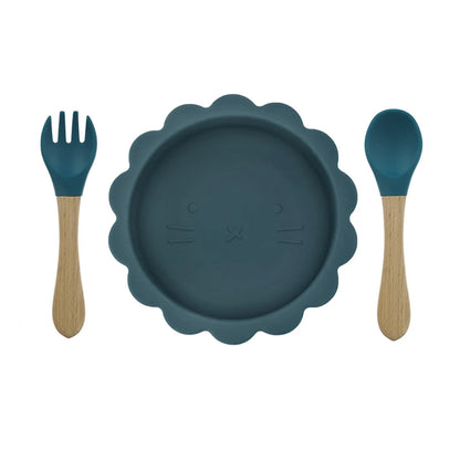 Silicone Bowl & Cutlery Set