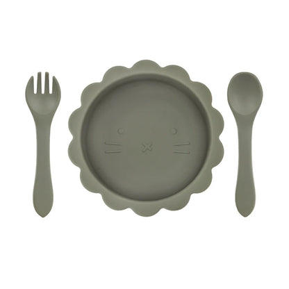 Silicone Bowl & Cutlery Set