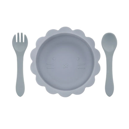 Silicone Bowl & Cutlery Set