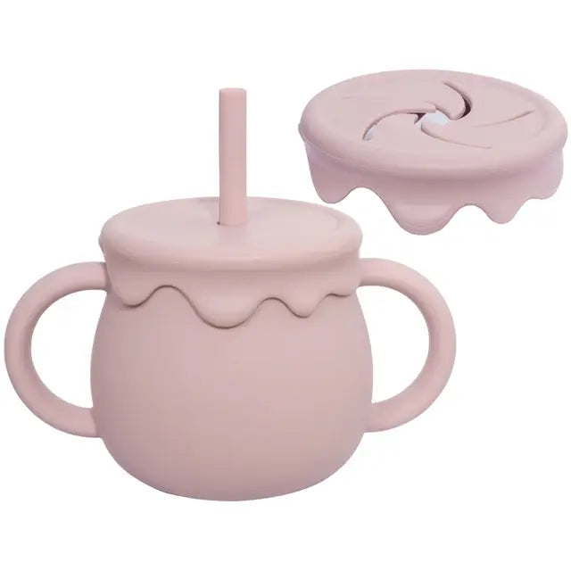 Silicone Straw Feeding Cup