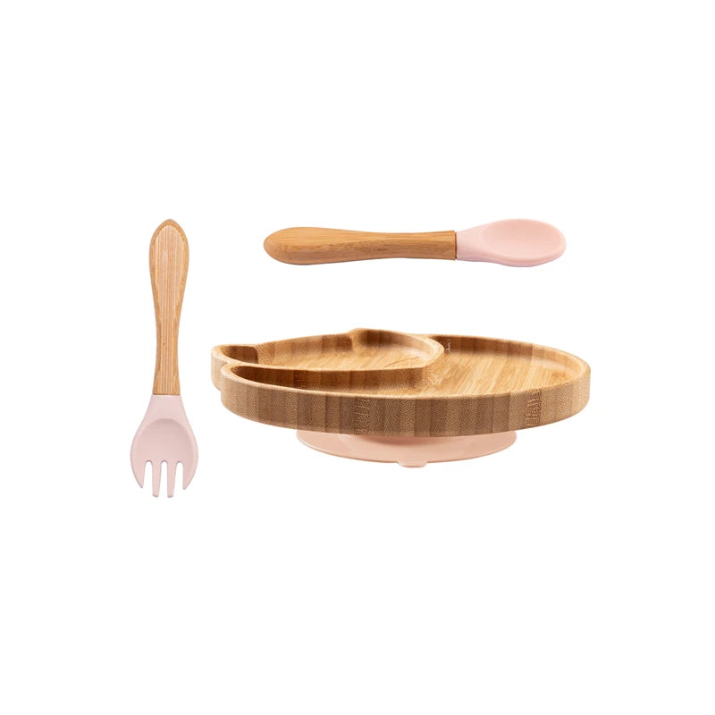 Bamboo Baby/Toddler Feeding Set (3 Pieces) - Fox