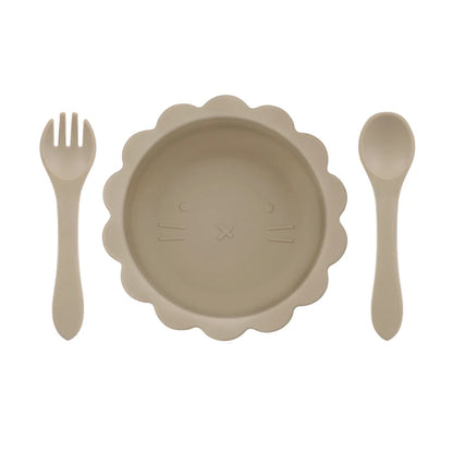 Silicone Bowl & Cutlery Set