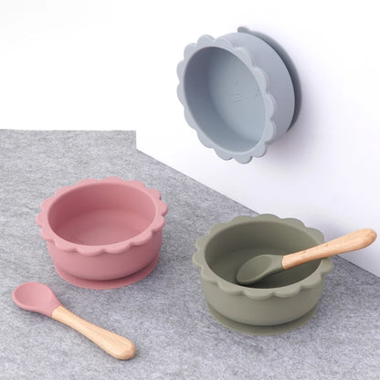 Silicone Bowl & Cutlery Set