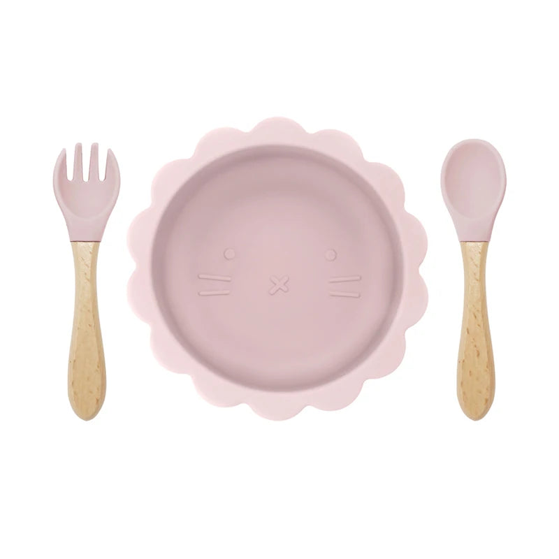 Silicone Bowl & Cutlery Set