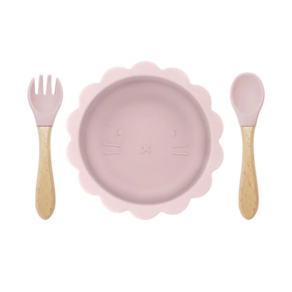 Silicone Bowl & Cutlery Set