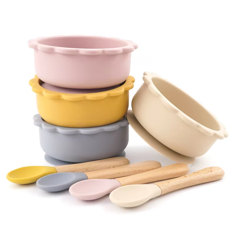 Silicone Bowl & Cutlery Set