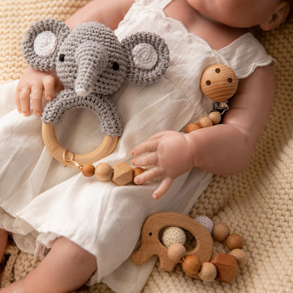 Knitted Baby Rattle