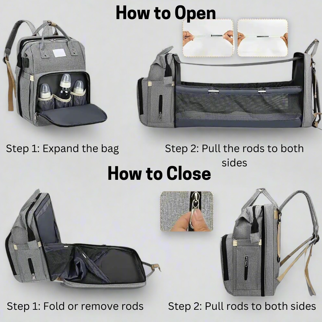 Expandable Nappy Bag