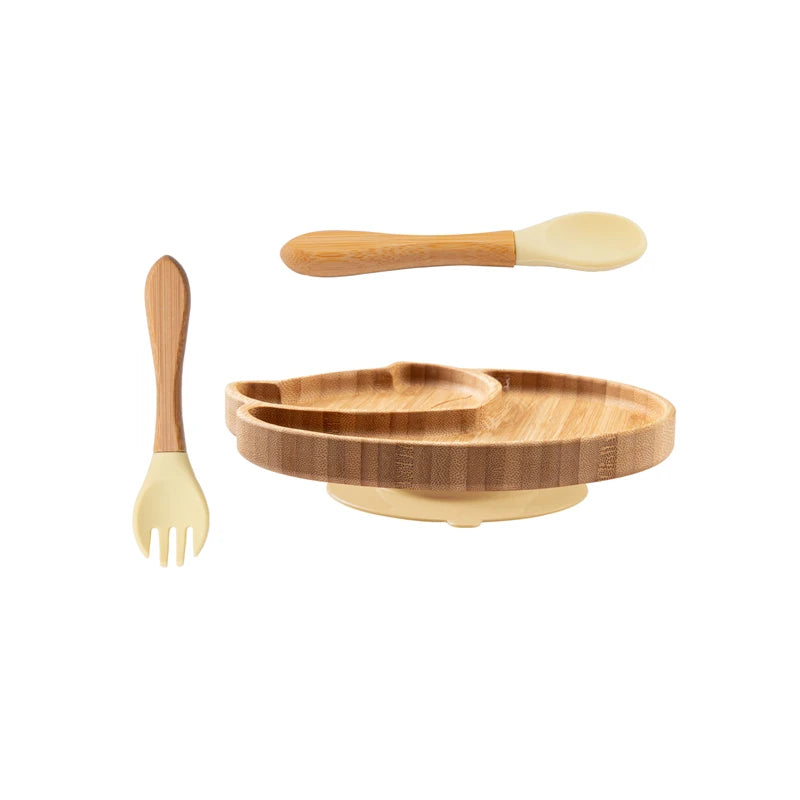 Bamboo Baby/Toddler Feeding Set (3 Pieces) - Fox