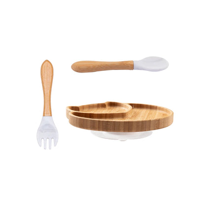 Bamboo Baby/Toddler Feeding Set (3 Pieces) - Fox