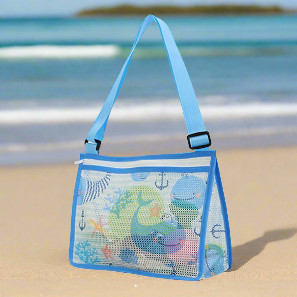 Beach Mesh Shell Bags