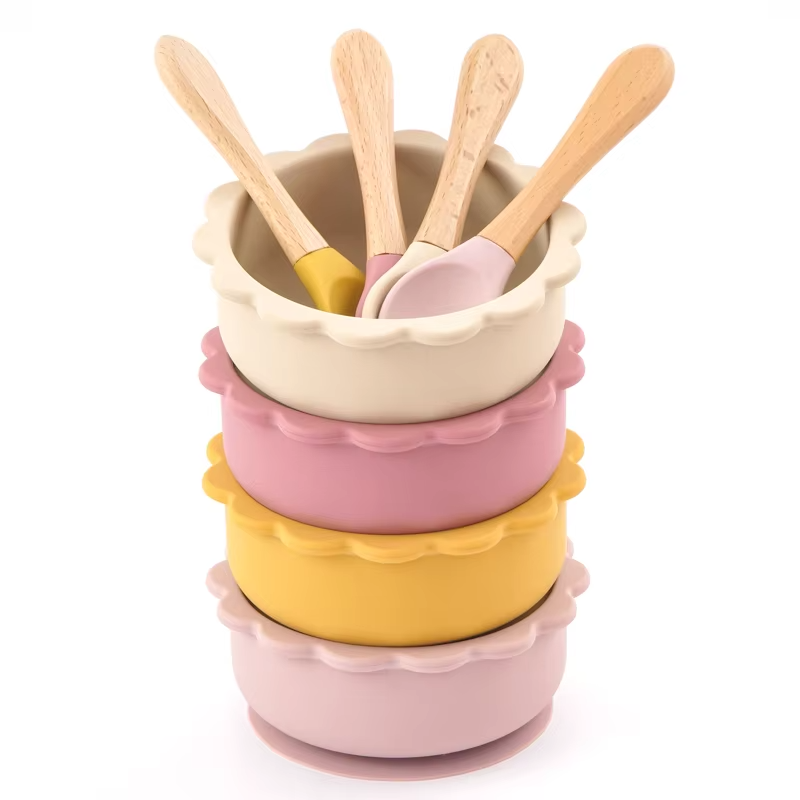 Silicone Bowl & Cutlery Set