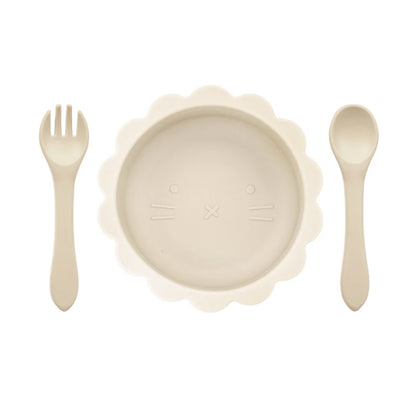 Silicone Bowl & Cutlery Set