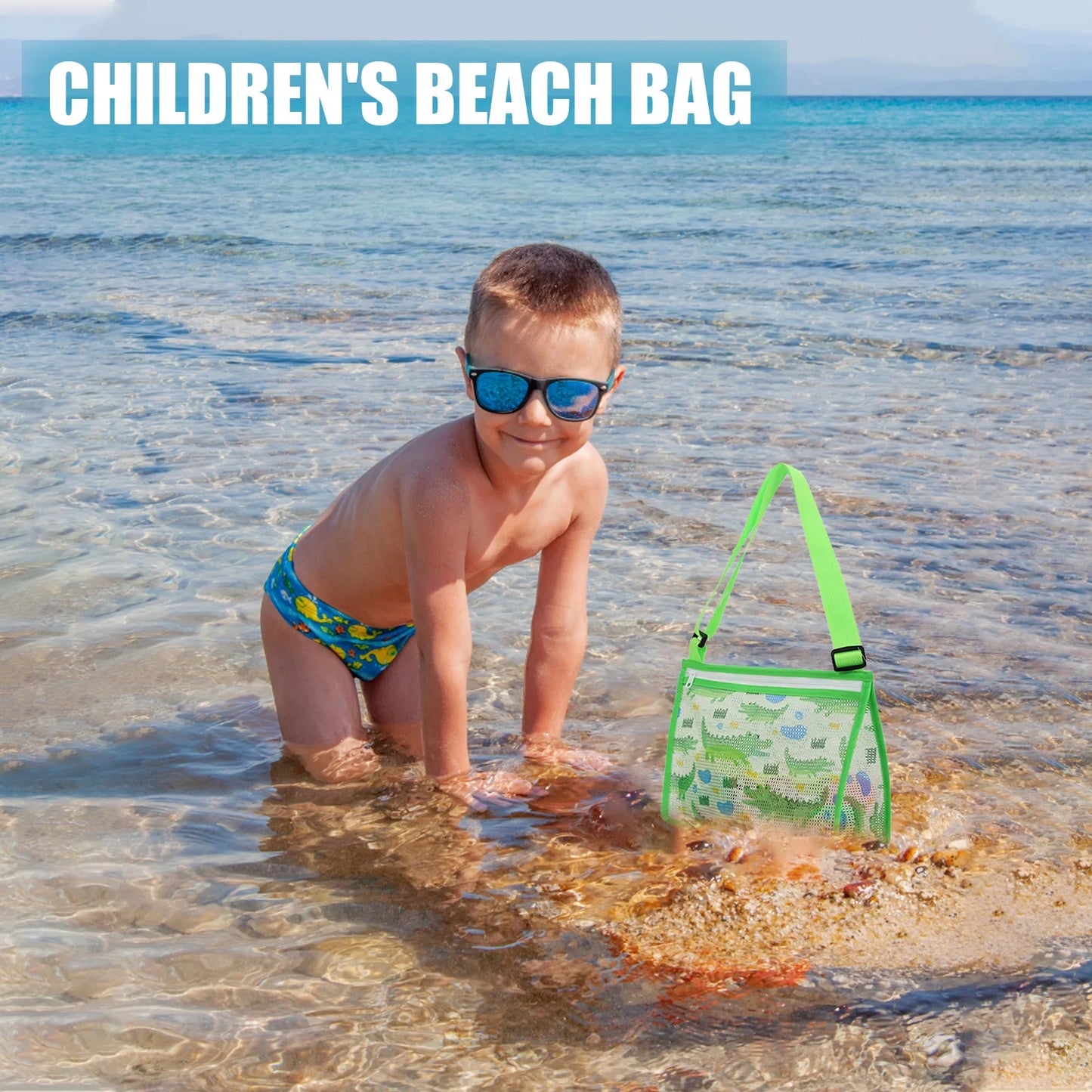 Beach Mesh Shell Bags