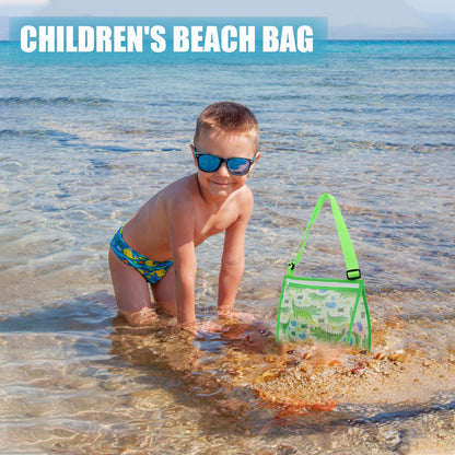 Beach Mesh Shell Bags