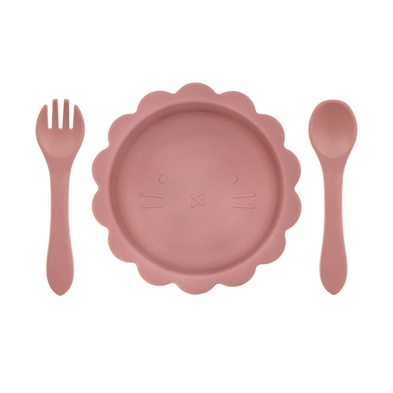 Silicone Bowl & Cutlery Set