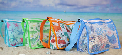 Beach Mesh Shell Bags