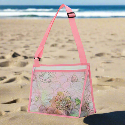 Beach Mesh Shell Bags