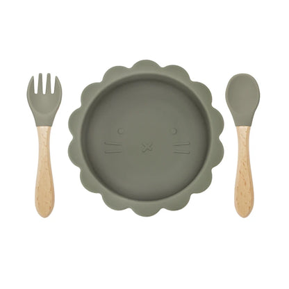 Silicone Bowl & Cutlery Set