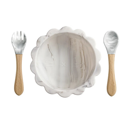 Silicone Bowl & Cutlery Set