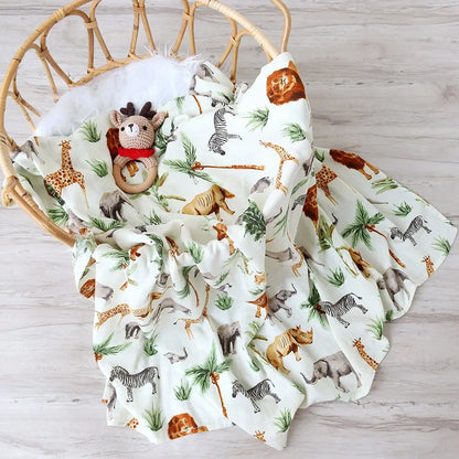 Newborn Muslin Swaddle Wrap