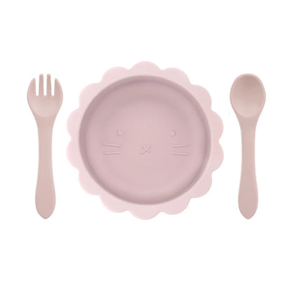 Silicone Bowl & Cutlery Set