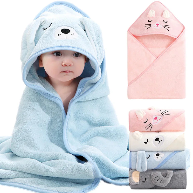 Cartoon Animal Baby/Toddler Bath Towels